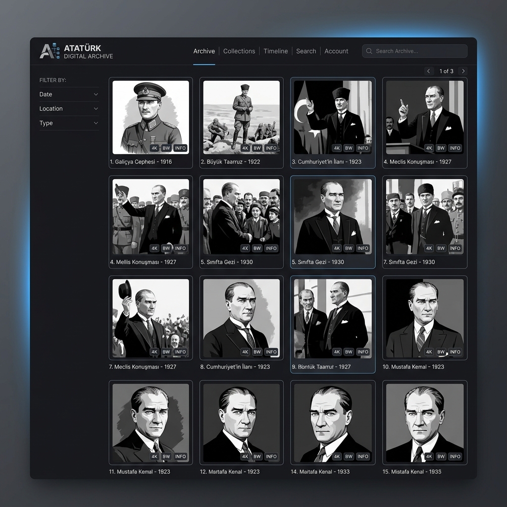 Ataturk 4K Fotograf Arsivi