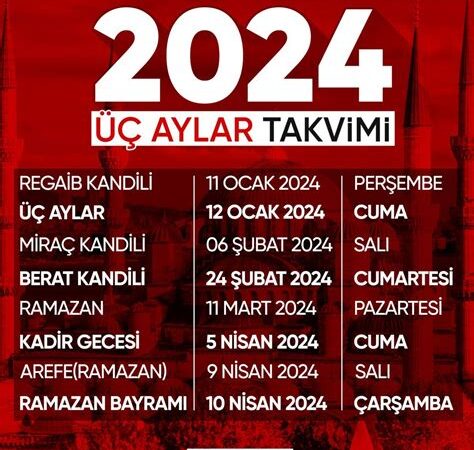 2024 Özel Günler Takvimi: Tatilleri Değerlendirme Fırsatı
