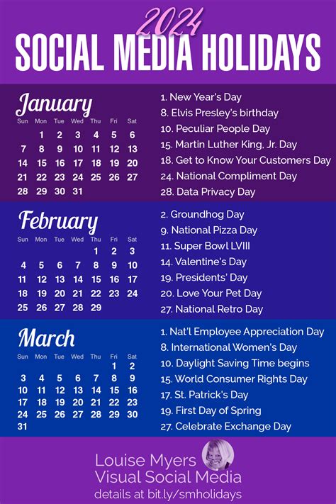 2024 Social Media Holiday Calendar: Free Template for Organizing Your Content Strategy