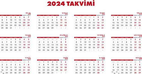 2024 Yılı Kutlamalar ve Tatiller İçin Harekete Geçin