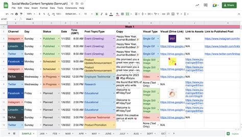 Creating a Social Media Automation Schedule