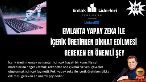 Yapay Zeka Destekli İçerik Üretiminde Dikkat Edilmesi Gereken Noktalar